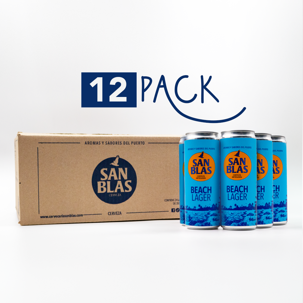 12 PACK BEACH LAGER