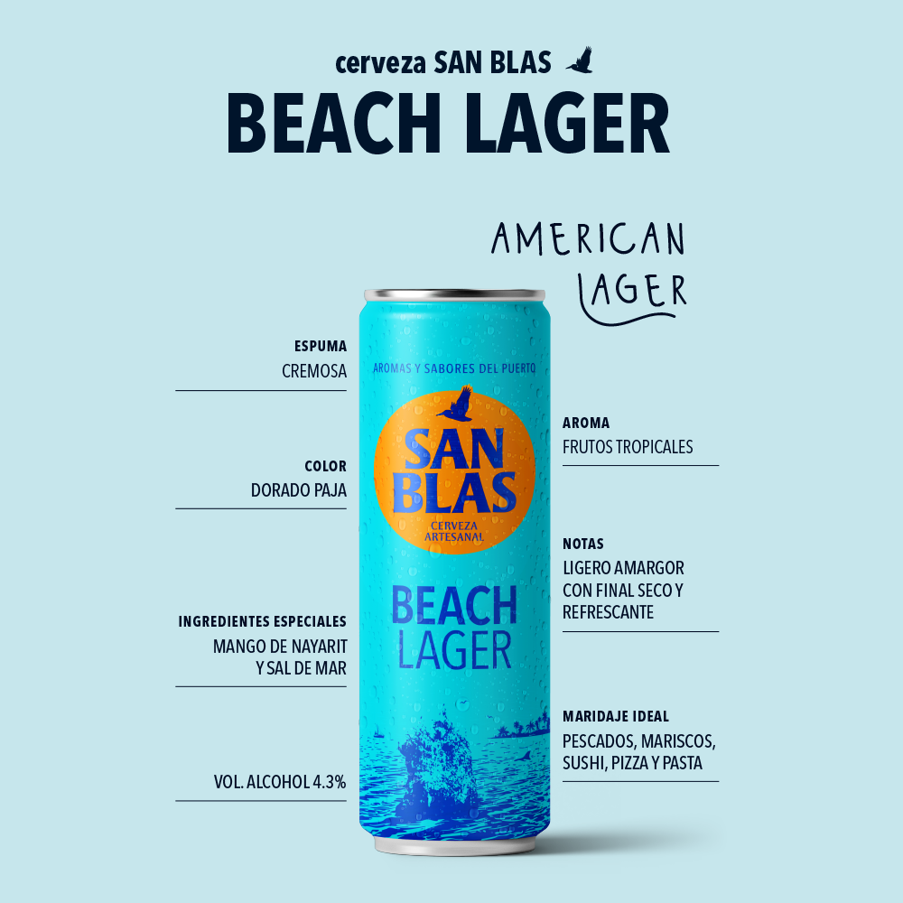 12 PACK BEACH LAGER