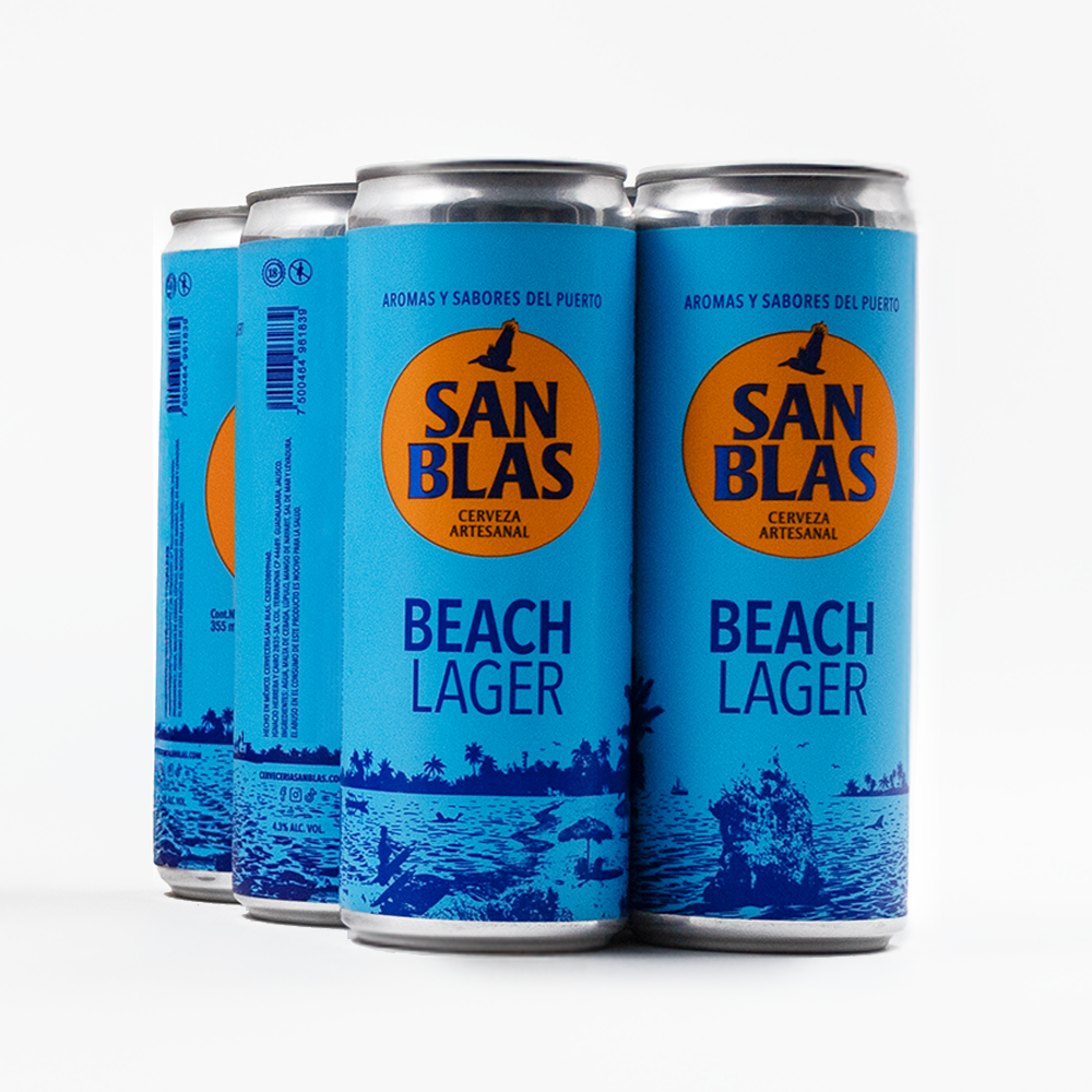 6 PACK BEACH LAGER